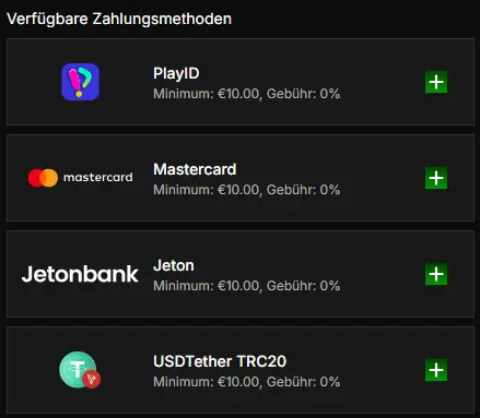 Einzahlungen ohne Gebuehr via Fun ID im Online Casino